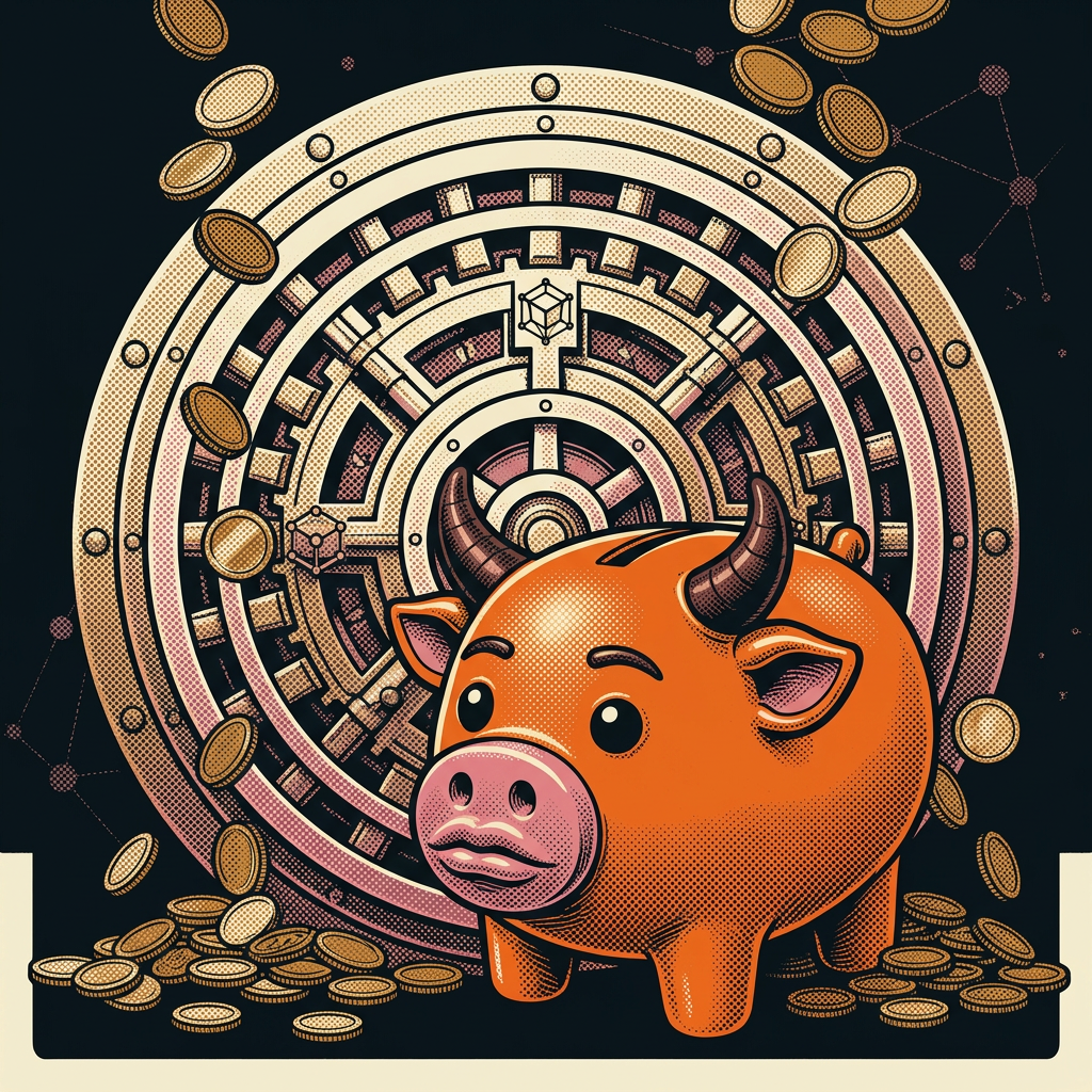 Rewards flow into the vault